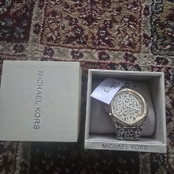 Michael Kors Two-Tone Gold and Silver Watch - Picture 4 of 4